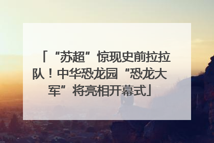 “苏超”惊现史前拉拉队！中华恐龙园“恐龙大军”将亮相开幕式
